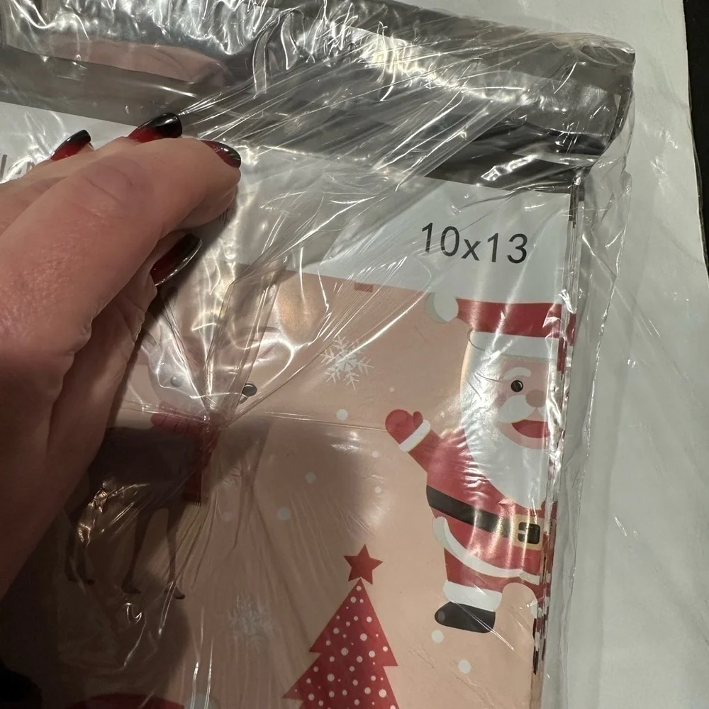Poly Mailers 10x13” Christmas Santa reindeer snowman holiday 25 count‎
